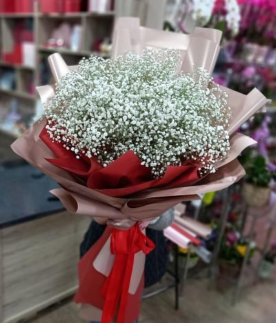 Букет цветов из: Гипсофила в Загорново