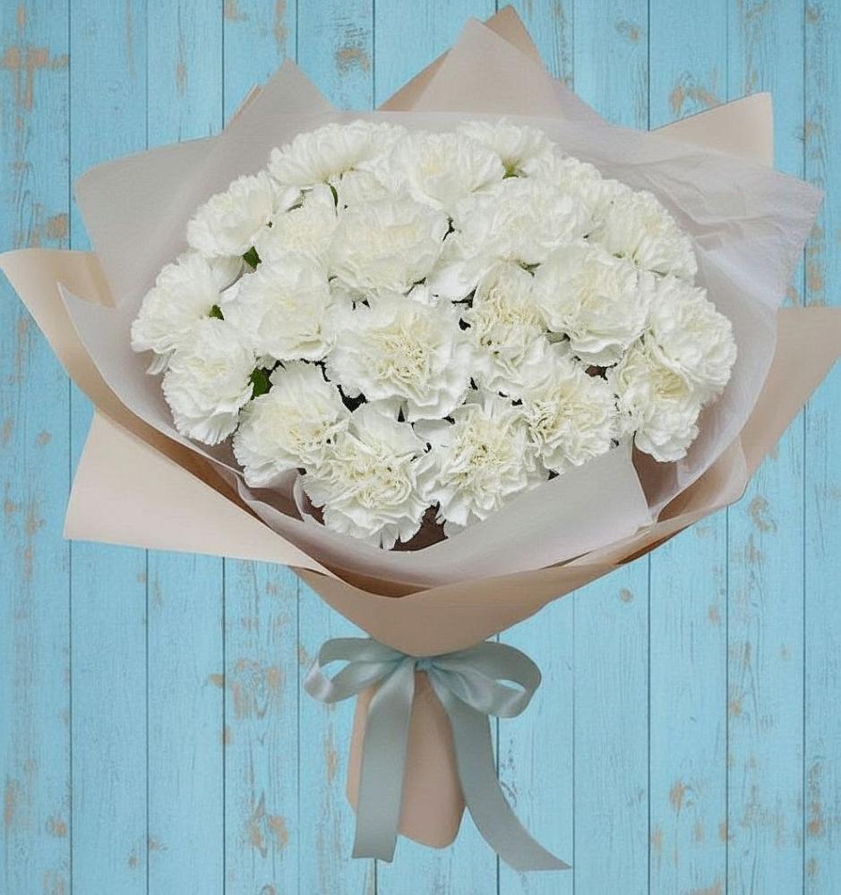 Букет цветов из: Гвоздики в Загорново