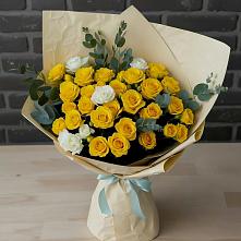 Букет цветов из:  Розы в Загорново