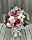 Букет цветов из: Альстромерии, Гвоздики, Розы и Хризантемы в Загорново