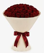 Букет 101 Бордовая роза Блэк Бакарра в Загорново