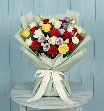 Букет цветов из:  Розы #REPLACE_PRED# Загорново