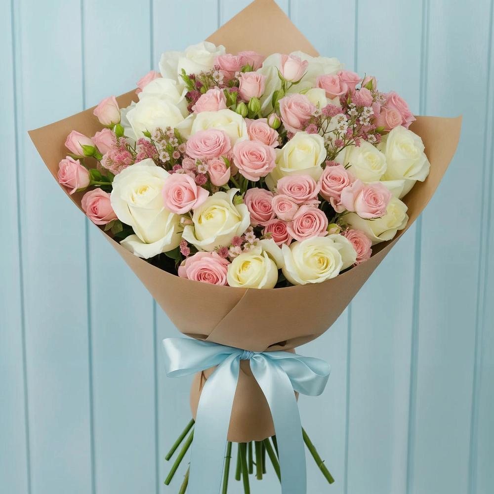 Букет цветов из: Розы в Загорново