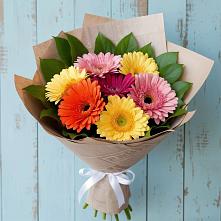 Букет цветов из:  Герберы в Загорново
