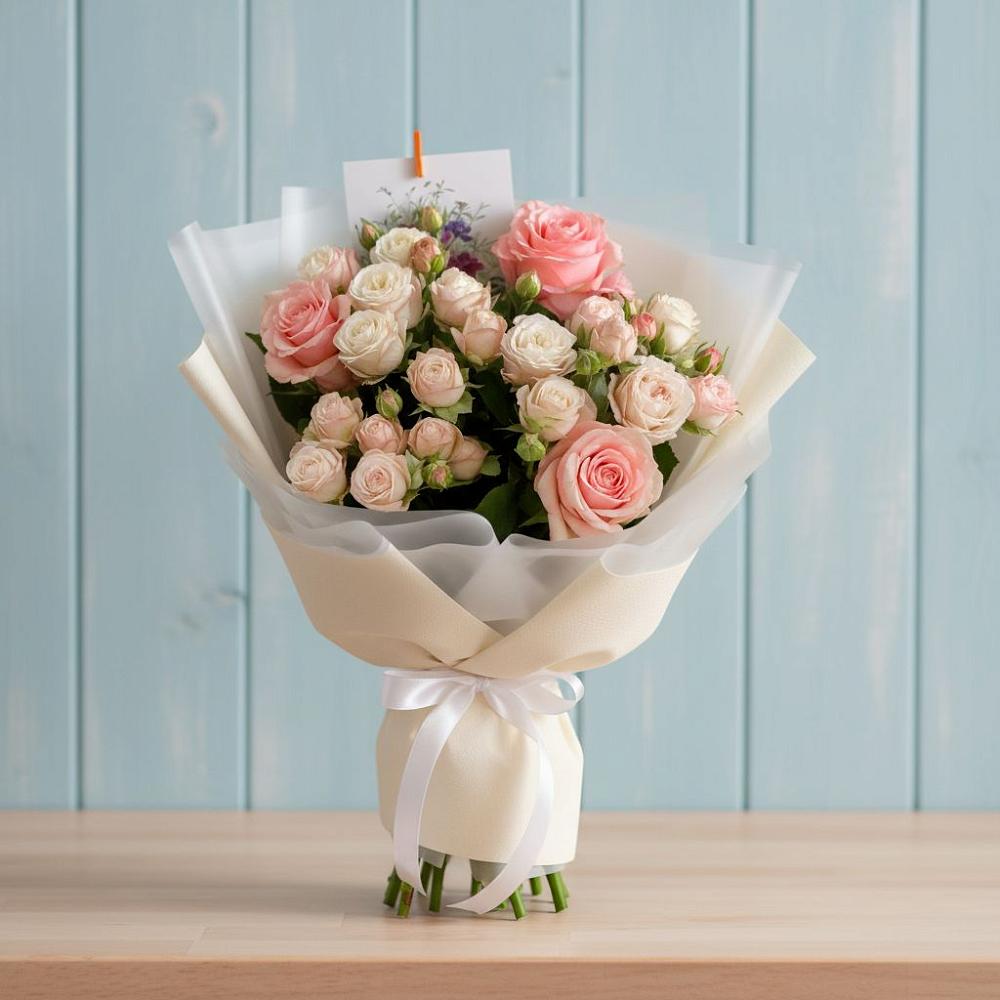 Букет цветов из: Розы в Загорново