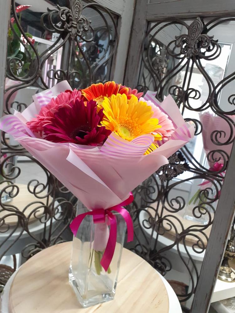 Букет цветов из: Герберы в Загорново