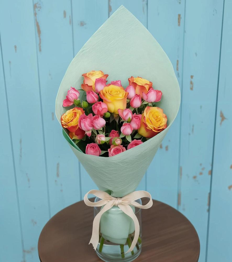 Букет цветов из: Розы в Загорново