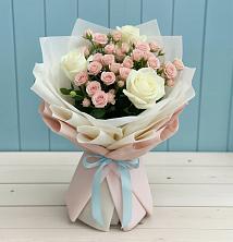 Букет цветов из:  Розы в Загорново