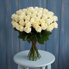 Букет 51 Белая роза Эдлесс Лав #REPLACE_PRED# Загорново