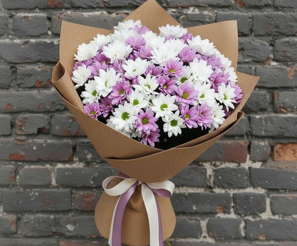 Букет цветов из: Хризантемы в Загорново
