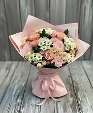 Букет цветов из:  Гвоздики, Розы и Хризантемы #REPLACE_PRED# Загорново